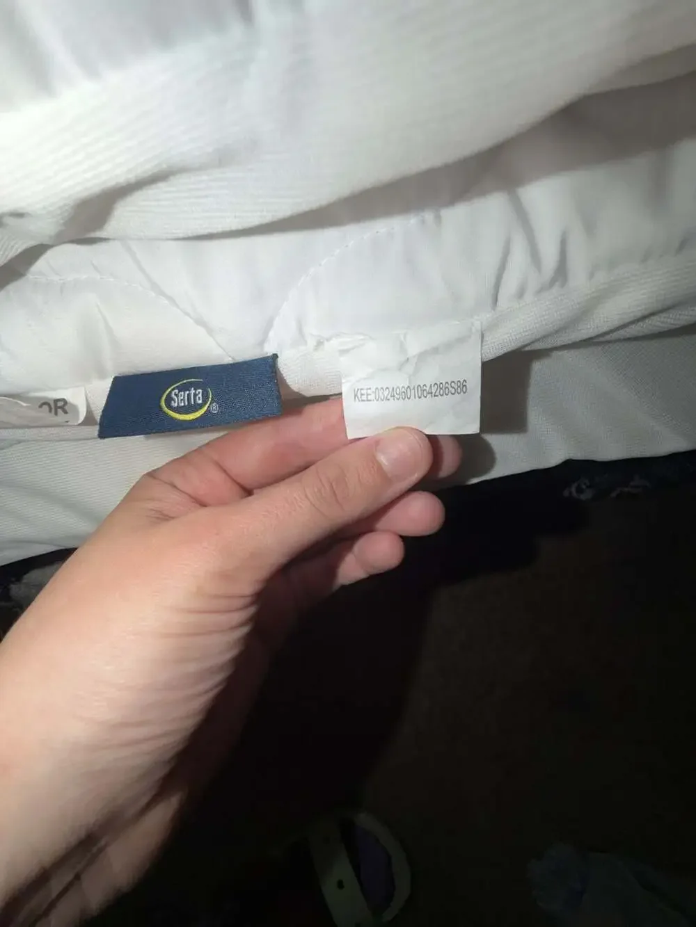 Serta Full Size Quilted Mattress Pad Protector
